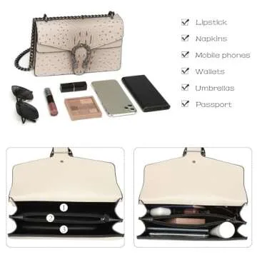 Stylish MYHOZEE Black Crossbody Purse for Women