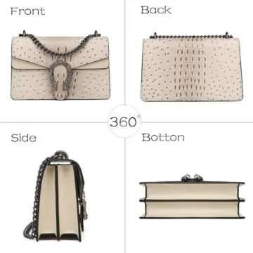 Stylish MYHOZEE Black Crossbody Purse for Women