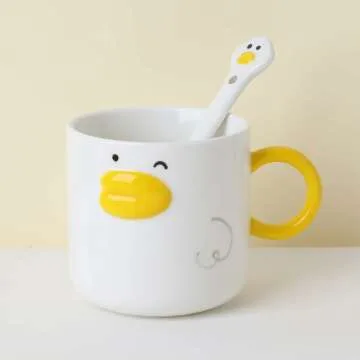 Cute Duck Coffee Mug - Fun 12oz Ceramic Tea Cup