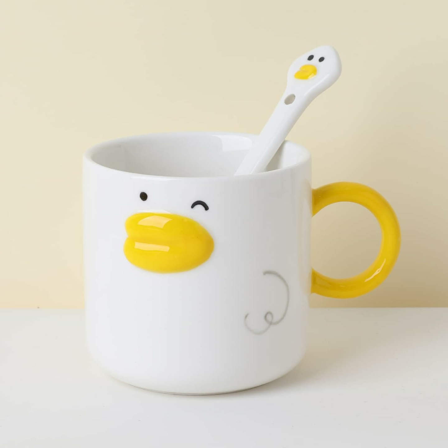Cute Duck Coffee Mug - Fun 12oz Ceramic Tea Cup