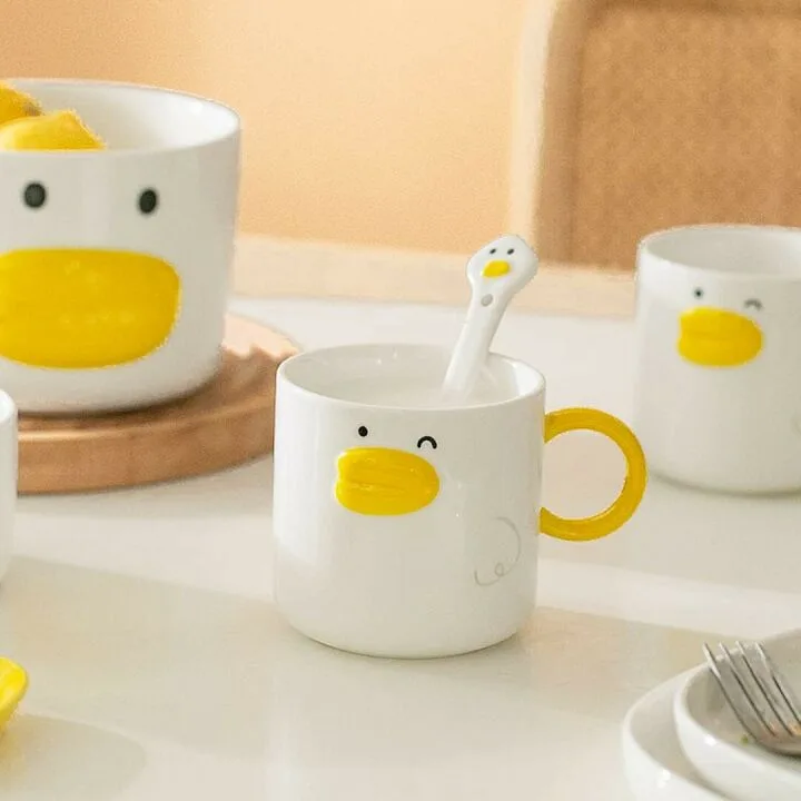 Cute Duck Coffee Mug - Fun 12oz Ceramic Tea Cup