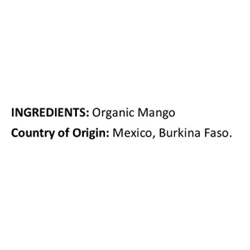 Anna and Sarah Organic Dried Mango, No Sugar Added, Premium Quality