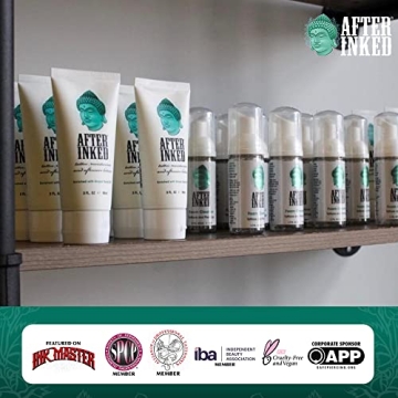 After Inked Tattoo Aftercare Lotion Foam Cleanser
