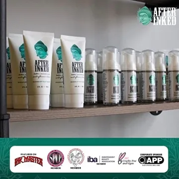After Inked Tattoo Aftercare Lotion Foam Cleanser