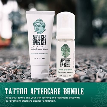After Inked Tattoo Aftercare Lotion Foam Cleanser