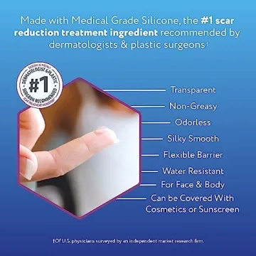 ScarAway Silicone Scar Gel for Face, Body & Acne Treatment