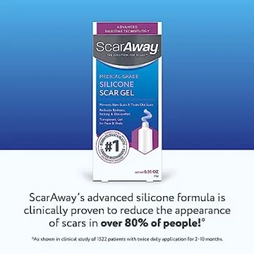 ScarAway Silicone Scar Gel for Face, Body & Acne Treatment