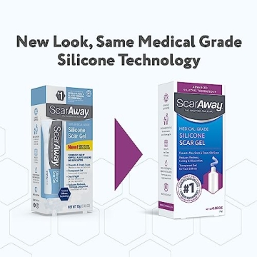 ScarAway Silicone Scar Gel for Face, Body & Acne Treatment