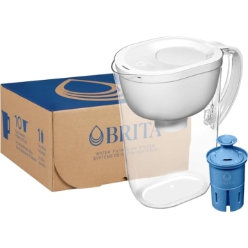 Brita Everyday Elite Water Filter Pitcher, 10-Cup Capacity