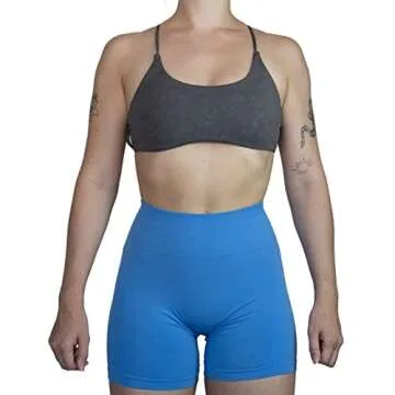 AUROLA Earth Workout Sports Bras Women Athletic Removable Padded Backless Strappy Criss Cross Light Support Gym Fitness Yoga Crop Bra