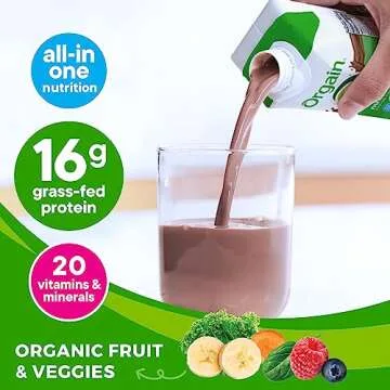 Orgain Organic Nutritional Protein Shake - Creamy Chocolate Fudge, 16g Protein, Meal Replacement