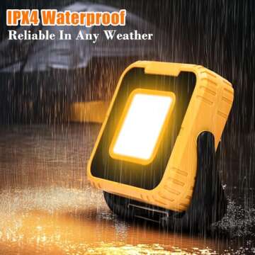 GRILL FORCE 2 Pack BBQ Light, Barbecue Grill Light, Outdoor Grill Light, Magnetic Grill Light, Rechargeable LED Work Light, Grill Accessories,360°Adjustable,Super Bright,IPX4 Waterproof,Gifts for Men