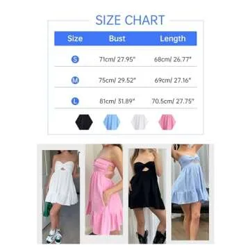 Meladyan Women’s Twist Knot Bandeau Tube Dress Solid Strapless Backless Mini Dresses Summer Hollow Ruffle Beach Dress Pink