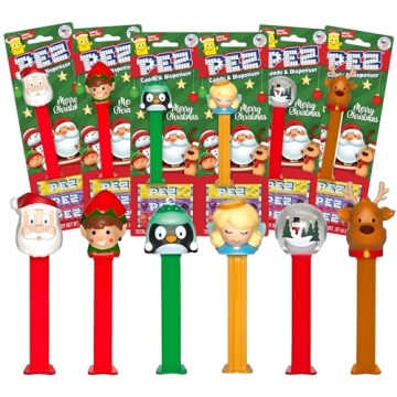 Holiday PEZ Dispenser Pack - 6 Count Assortment Gift Set