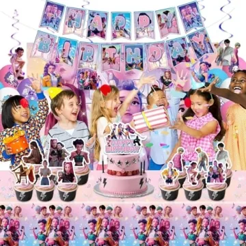 Kpop Demon Hunters Birthday Decorations Set - Complete Party Supplies for Kids