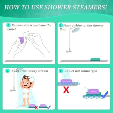 JoJowell Shower Steamers 21 pcs - Perfect Spa Gift for Women