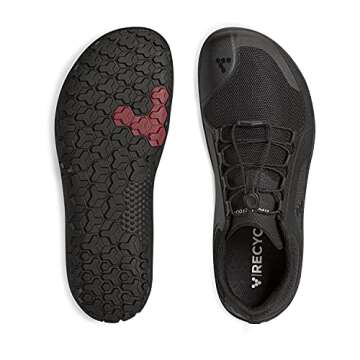 Vivobarefoot Primus Trail II FG, Mens Recycled Off-Road Shoe with Barefoot Firm Ground Sole Obsidian