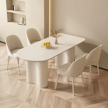 Miuuod 62.9" Elegant Dining Table for Modern Homes