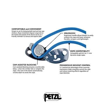 Petzl Grigri Belay Device - Superior Comfort and Safety for Climbers