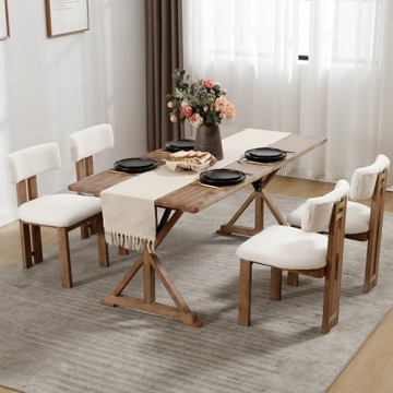 RIVOVA Modern Dining Chairs Set of 2 - Stylish Comfort