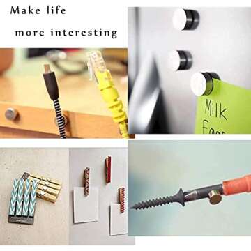 FINDMAG 100 PCS Mini Magnets, Strong and Durable Multi-Use