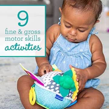 Infantino Busy Lil’ Sensory Ball for Babies 3M+