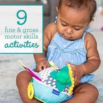 Infantino Busy Lil’ Sensory Ball for Babies 3M+