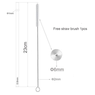 Dakoufish 12 Reusable Drinking Straws BPA Free for Mason Jars