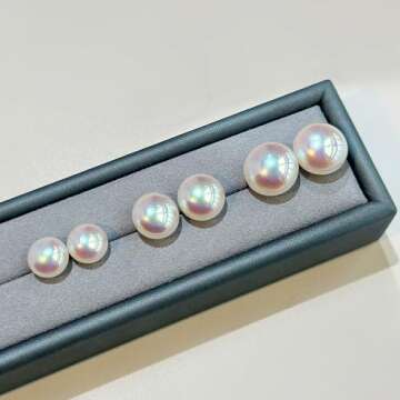 PearlLives Pearl Earrings 18K Gold Plated 925 Sterling Silver Stud Earrings Button Simulated Shell Pearl Earring Studs Hypoallergenic For Women (10MM White Button Pearl Stud Earrings)