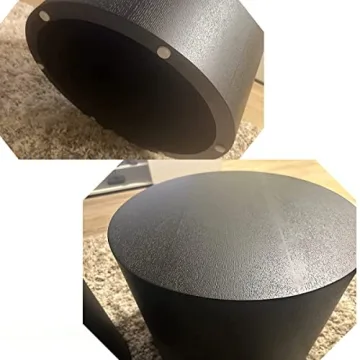 Modern Round Wood Coffee Table Set Minimalist Living Room