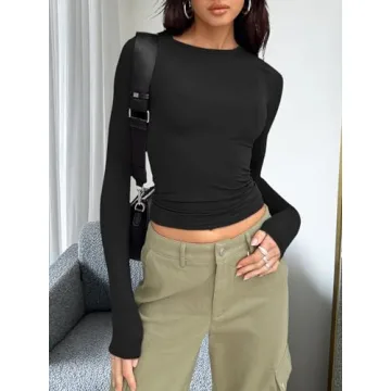 Trendy Queen Women's Long Sleeve T-Shirt for Fall 2025