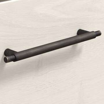 Bush Furniture Key West 2 Drawer Lateral File Cabinet in Linen White Oak | Document Storage for Home Office | Accent Chest with Drawers