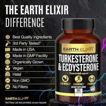 Turkesterone & Ecdysterone Supplement for Enhanced Performance