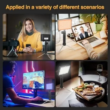 EMART 60 LED Table Top Studio Light Kit for Creators