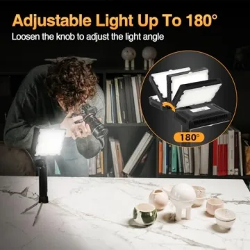 EMART 60 LED Table Top Studio Light Kit for Creators