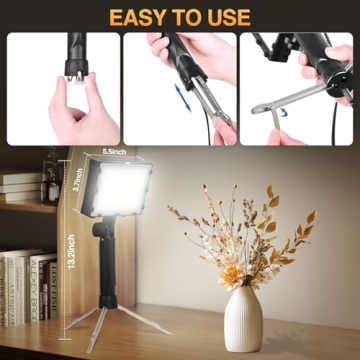 EMART 60 LED Table Top Studio Light Kit for Creators