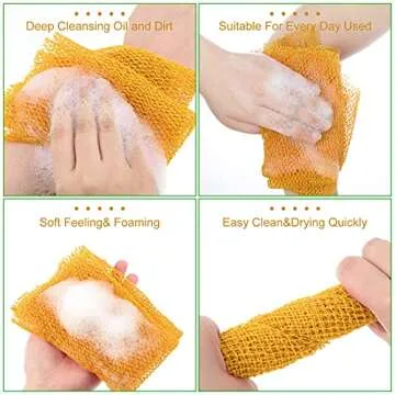 Authentic African Exfoliating Net Bath Sponge Set