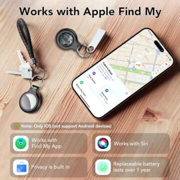 Tukio Air Tags - Bluetooth Tracker for Easy Item Locating
