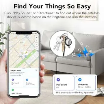 Tukio Air Tags - Bluetooth Tracker for Easy Item Locating