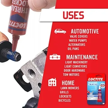 Loctite Threadlocker Blue 242 Medium Strength Removable Glue