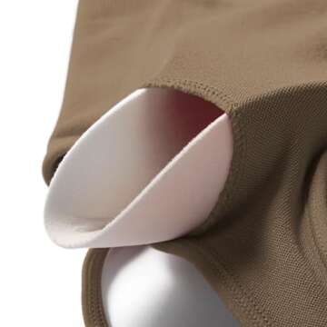 RXRXCOCO Ribbed Workout Sets for Women 2 Piece Backless Strappy Sports Bra Seamless Leggings Matching Set Yoga Outfits Brown Medium