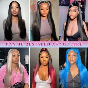 ARIPOLA 30 Inch Straight Lace Front Wigs Human Hair 13x6 HD Transparent Lace Front Human Hair Wigs for Women Glueless Brazilian Virgin Hair Lace Frontal Wig 200% Density Pre Plucked with Baby Hair