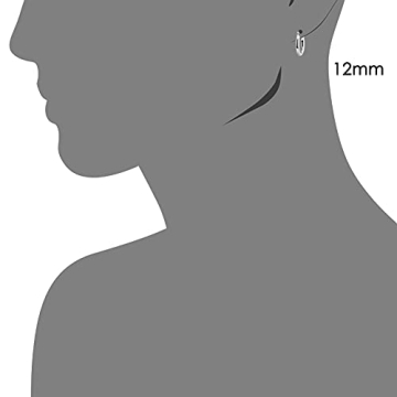 14k White Gold Tiny Hoop Earrings for Everyday Elegance