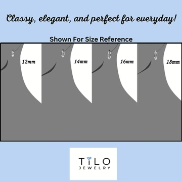 14k White Gold Tiny Hoop Earrings for Everyday Elegance