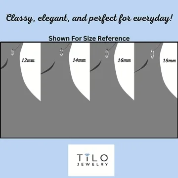 14k White Gold Tiny Hoop Earrings for Everyday Elegance