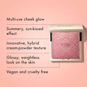 ICONIC LONDON Kissed by the Sun | Multi-Use Blush, Bronzer, & Highlighter, For All Skin Types, Cruel...