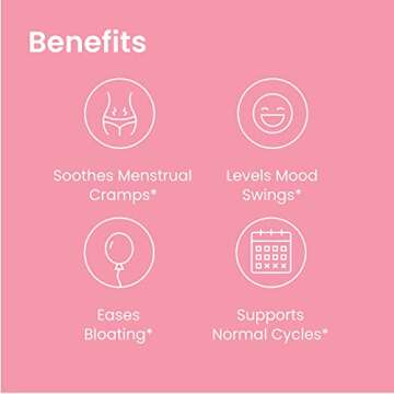 MIXHERS Hertime - Hormone Balance for Women - PMS & Menstrual Relief - with Minerals, Peony Roots, S...