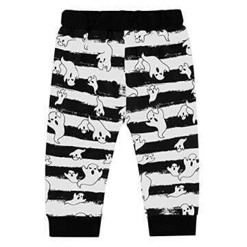 Baby Boy' Don't Scare Me I Poop Easily Hoodie Halloween Outfit Set (3-4 T) Black