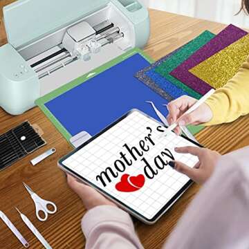 Gotega Ultimate Cricut Accessories Bundle for Cricut Maker 3/Maker/Explore 3/Air 2-64 pcs Tools and Supplies Pack -Tool Kit as Gift for Starters,Pros, Instantly Create Amazing Crafting Projects