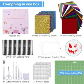 Ultimate Cricut Accessories Bundle for Crafting Enthusiasts